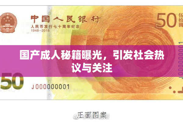 国产成人秘籍曝光，引发社会热议与关注