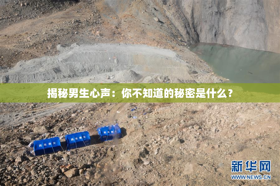 揭秘男生心声：你不知道的秘密是什么？
