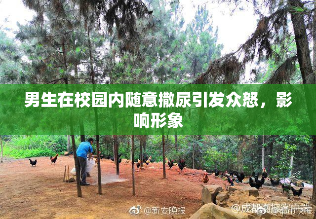 男生在校园内随意撒尿引发众怒，影响形象