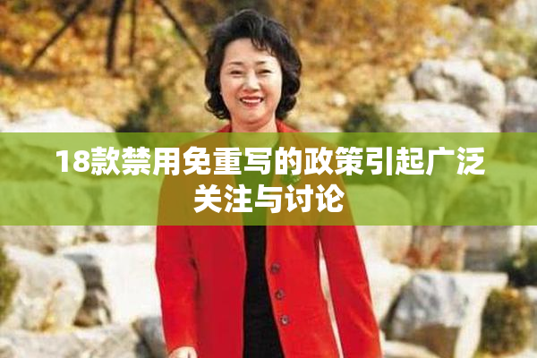 18款禁用免重写的政策引起广泛关注与讨论