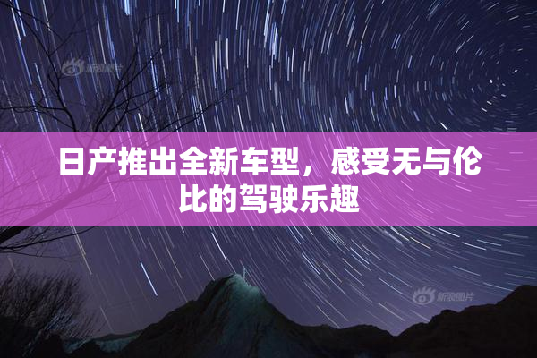 日产推出全新车型，感受无与伦比的驾驶乐趣