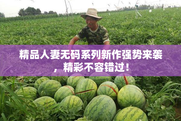 精品人妻无码系列新作强势来袭，精彩不容错过！