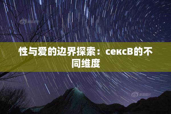 性与爱的边界探索：сексB的不同维度