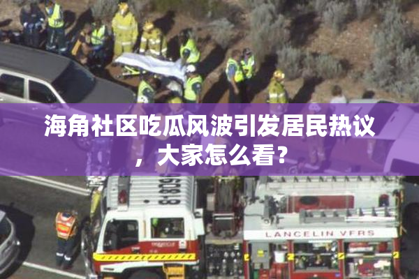 海角社区吃瓜风波引发居民热议，大家怎么看？