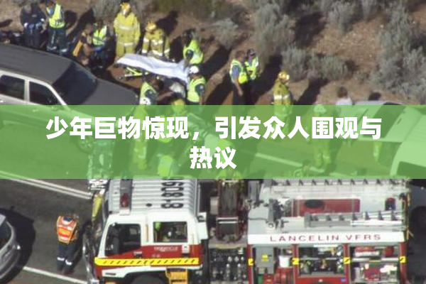 少年巨物惊现，引发众人围观与热议