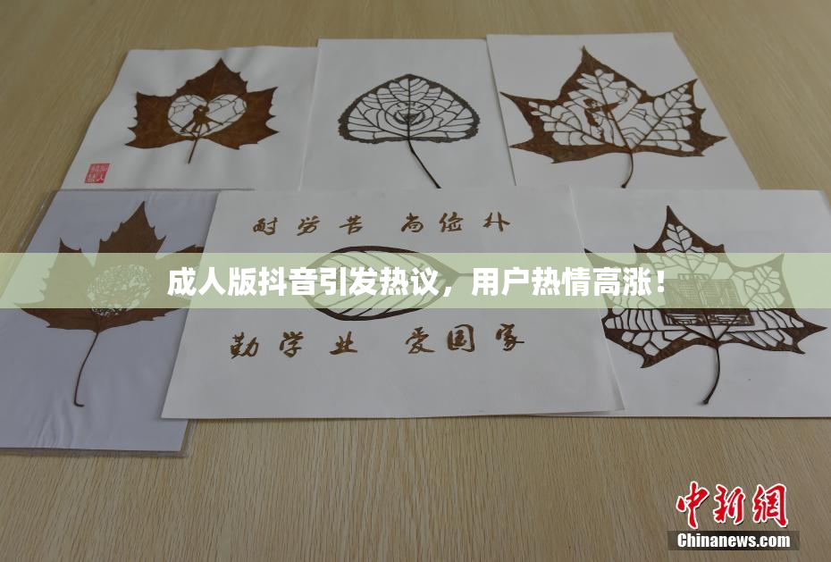 成人版抖音引发热议，用户热情高涨！