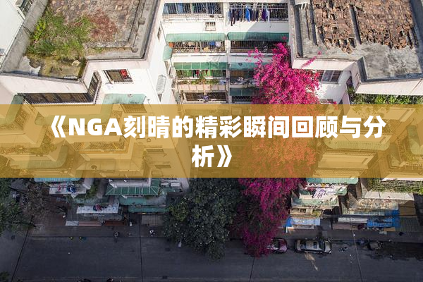 《NGA刻晴的精彩瞬间回顾与分析》