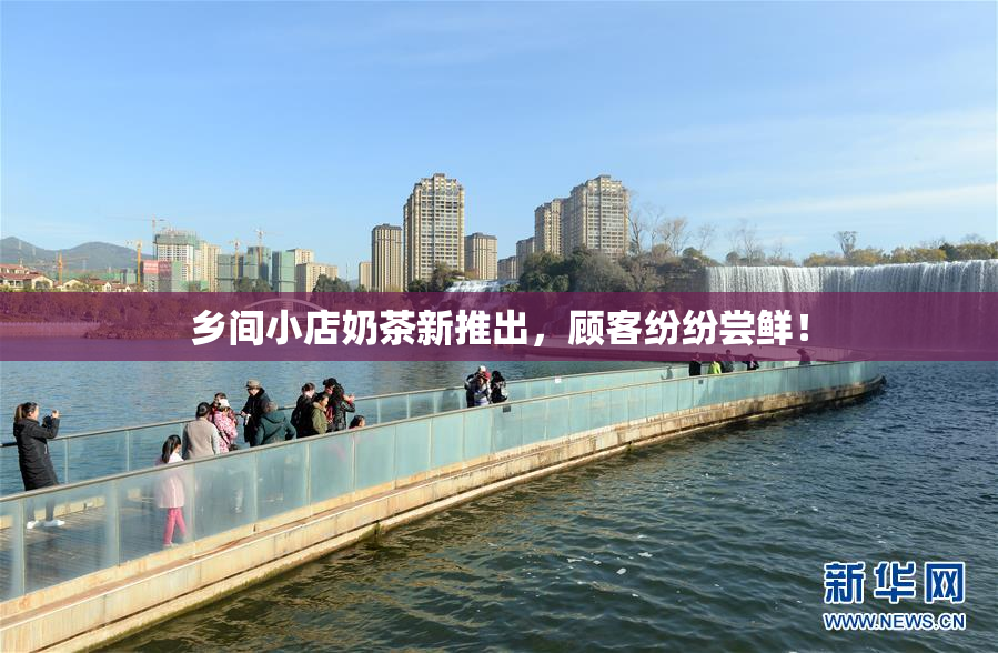 乡间小店奶茶新推出，顾客纷纷尝鲜！