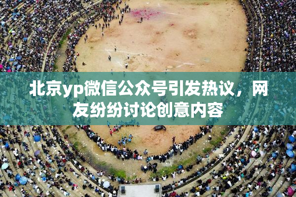 北京yp微信公众号引发热议，网友纷纷讨论创意内容