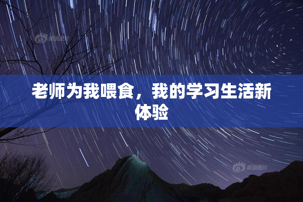 老师为我喂食，我的学习生活新体验