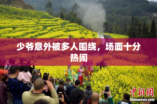 少爷意外被多人围绕，场面十分热闹