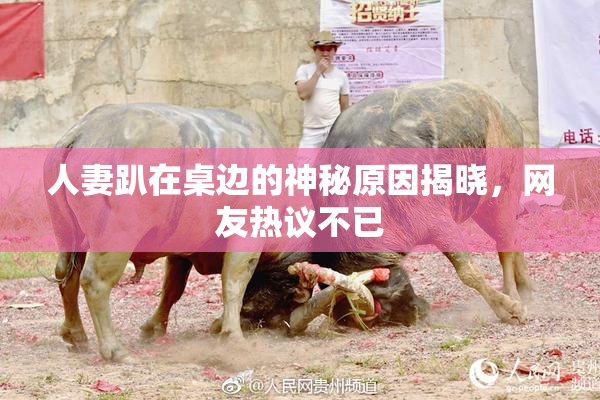 人妻趴在桌边的神秘原因揭晓，网友热议不已