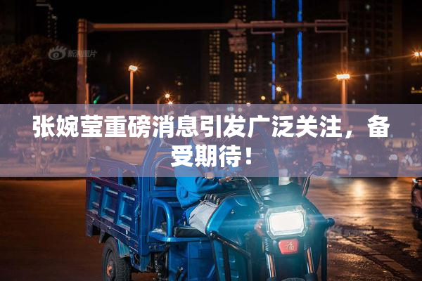 张婉莹重磅消息引发广泛关注，备受期待！