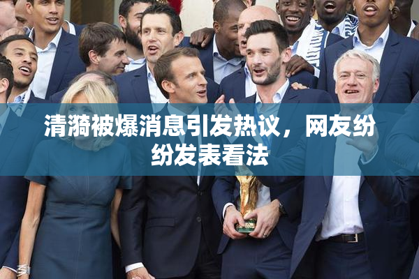 清漪被爆消息引发热议，网友纷纷发表看法