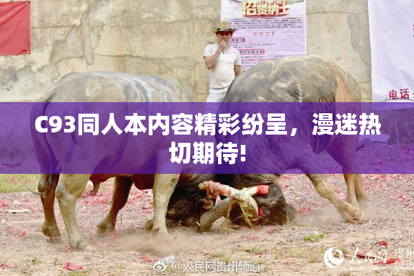 C93同人本内容精彩纷呈，漫迷热切期待!