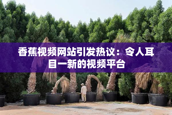 香蕉视频网站引发热议：令人耳目一新的视频平台