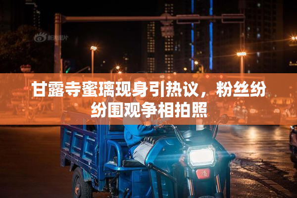 甘露寺蜜璃现身引热议，粉丝纷纷围观争相拍照