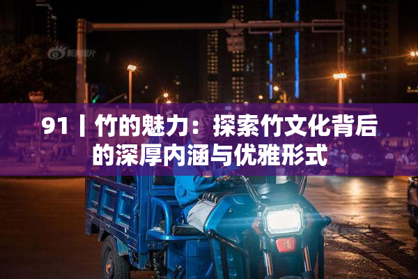 91丨竹的魅力：探索竹文化背后的深厚内涵与优雅形式