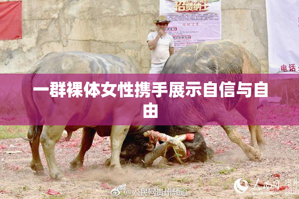 一群裸体女性携手展示自信与自由
