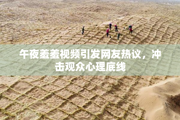午夜羞羞视频引发网友热议，冲击观众心理底线