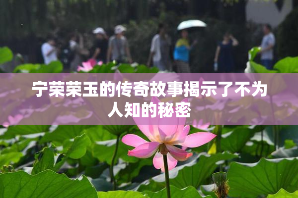 宁荣荣玉的传奇故事揭示了不为人知的秘密