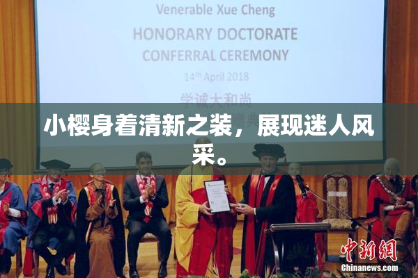 小樱身着清新之装，展现迷人风采。