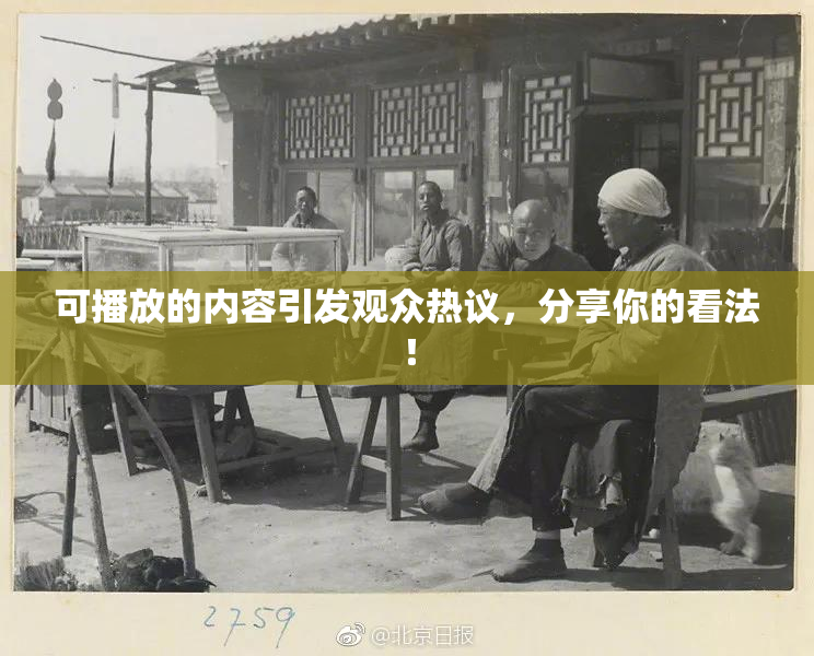可播放的内容引发观众热议，分享你的看法！