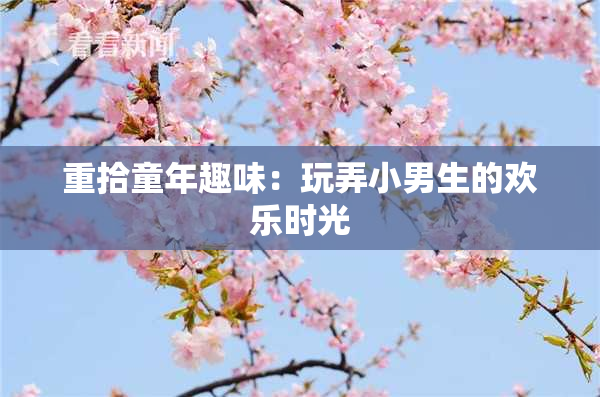 重拾童年趣味：玩弄小男生的欢乐时光
