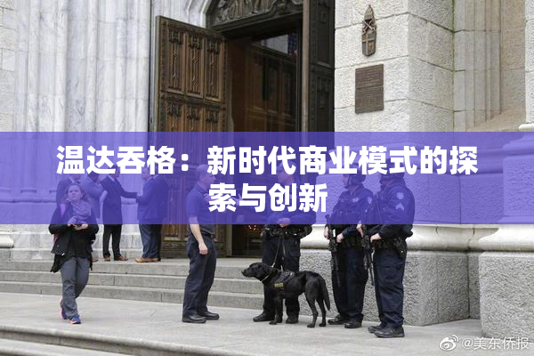 温达吞格：新时代商业模式的探索与创新
