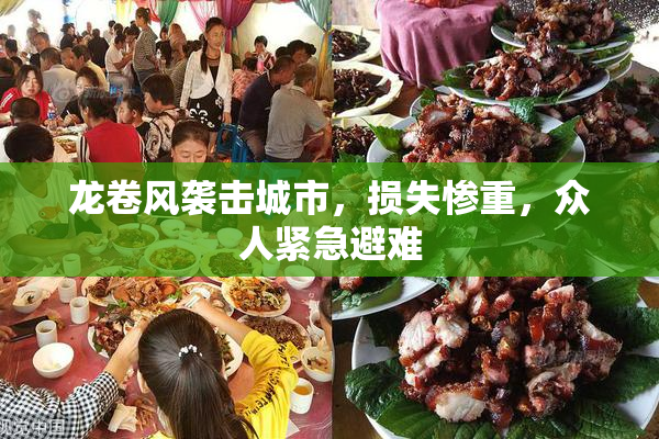 龙卷风袭击城市，损失惨重，众人紧急避难