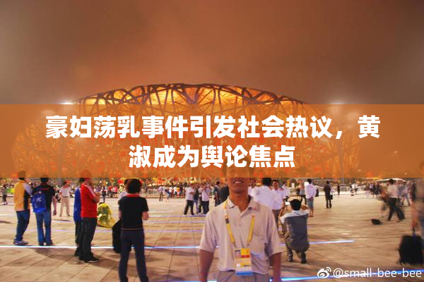 豪妇荡乳事件引发社会热议，黄淑成为舆论焦点