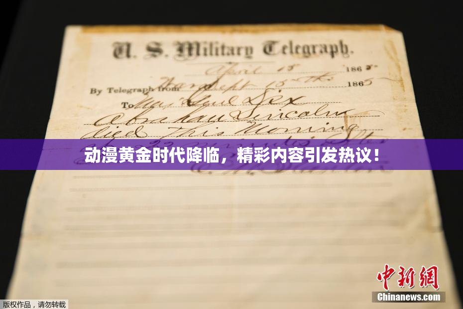 动漫黄金时代降临，精彩内容引发热议！