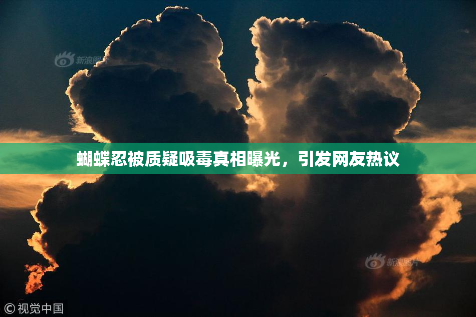 蝴蝶忍被质疑吸毒真相曝光，引发网友热议