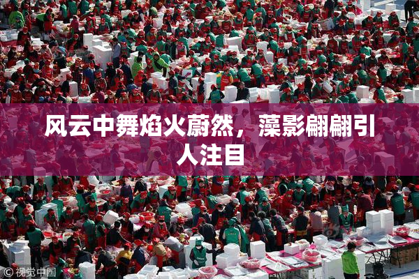 风云中舞焰火蔚然，藻影翩翩引人注目