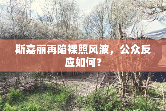 斯嘉丽再陷裸照风波，公众反应如何？