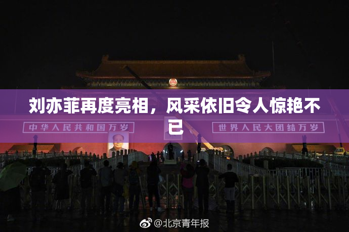 刘亦菲再度亮相，风采依旧令人惊艳不已