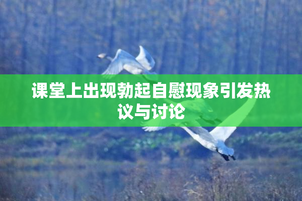 课堂上出现勃起自慰现象引发热议与讨论