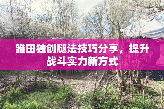 雏田独创腿法技巧分享，提升战斗实力新方式