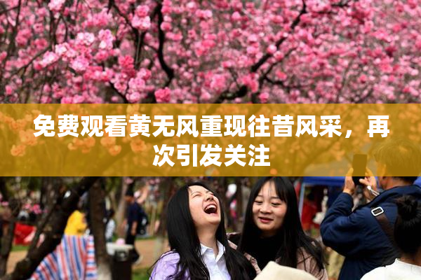 免费观看黄无风重现往昔风采，再次引发关注