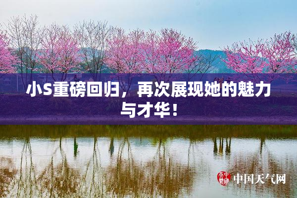 小S重磅回归，再次展现她的魅力与才华！