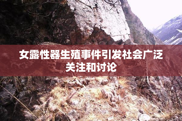 女露性器生殖事件引发社会广泛关注和讨论