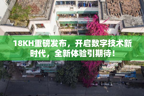 18KH重磅发布，开启数字技术新时代，全新体验引期待！