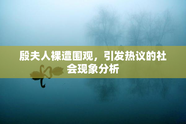 殷夫人裸遭围观，引发热议的社会现象分析