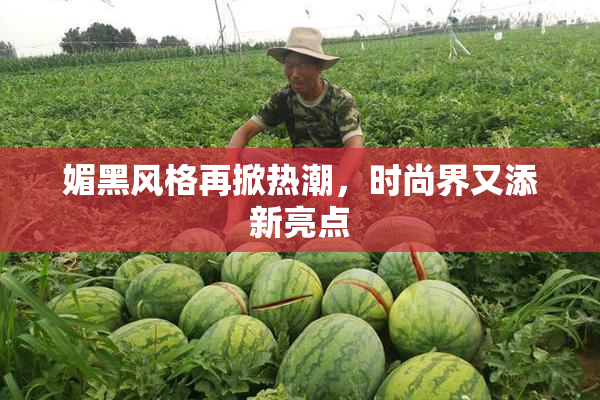媚黑风格再掀热潮，时尚界又添新亮点