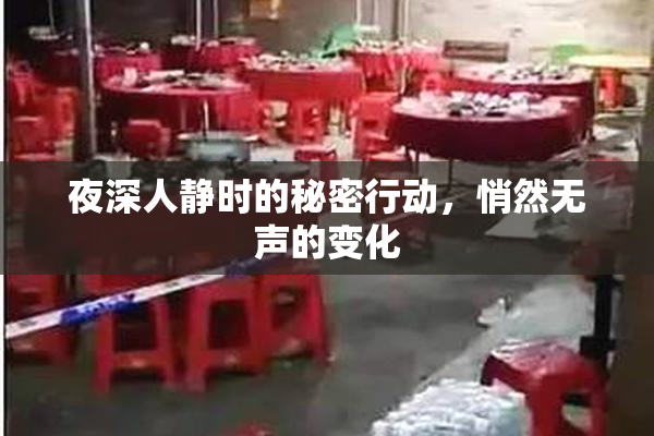 夜深人静时的秘密行动，悄然无声的变化