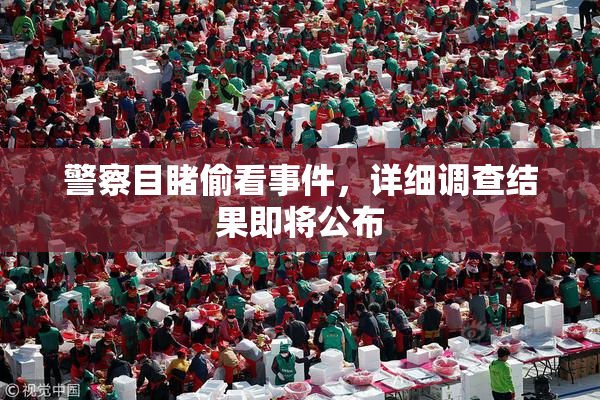 警察目睹偷看事件，详细调查结果即将公布