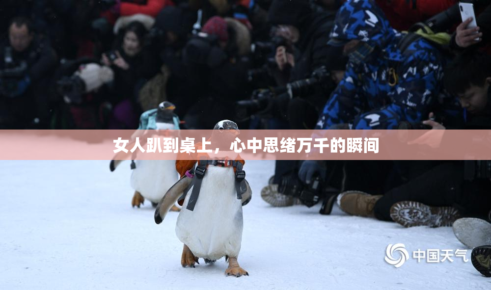 女人趴到桌上，心中思绪万千的瞬间