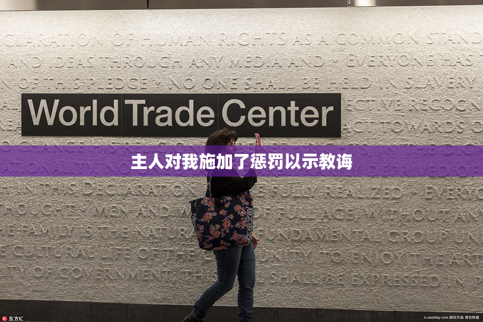 主人对我施加了惩罚以示教诲