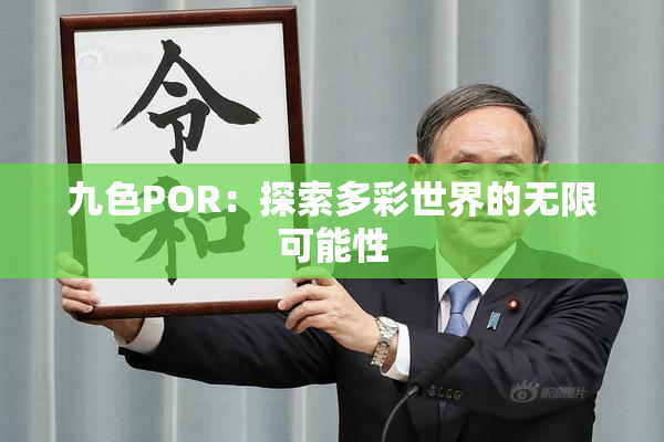 九色POR：探索多彩世界的无限可能性