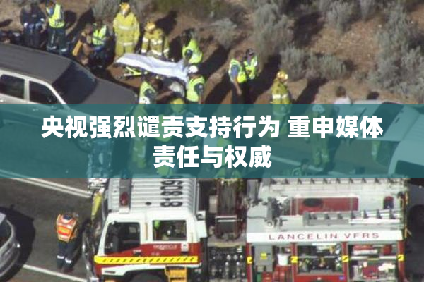 央视强烈谴责支持行为 重申媒体责任与权威